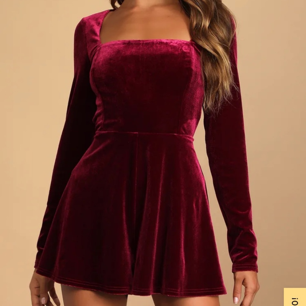 Lulus velvet romper